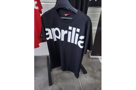 T-SHIRT APRILIA BLACK