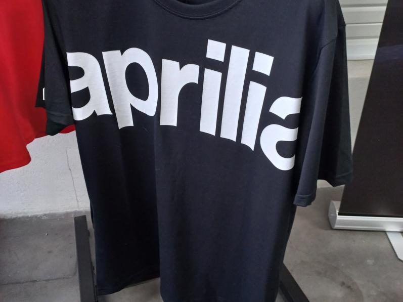 T-SHIRT APRILIA BLACK